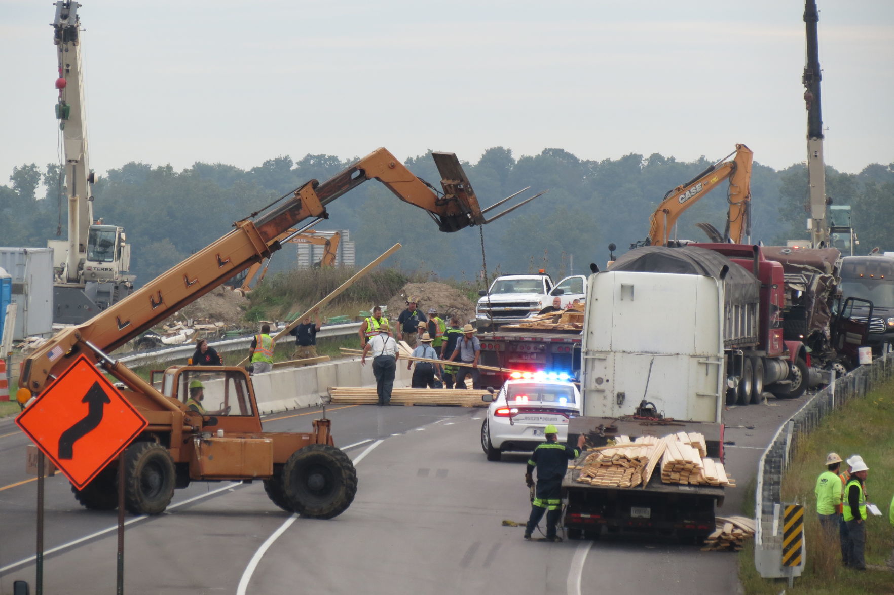 Wreck closes I-69 north